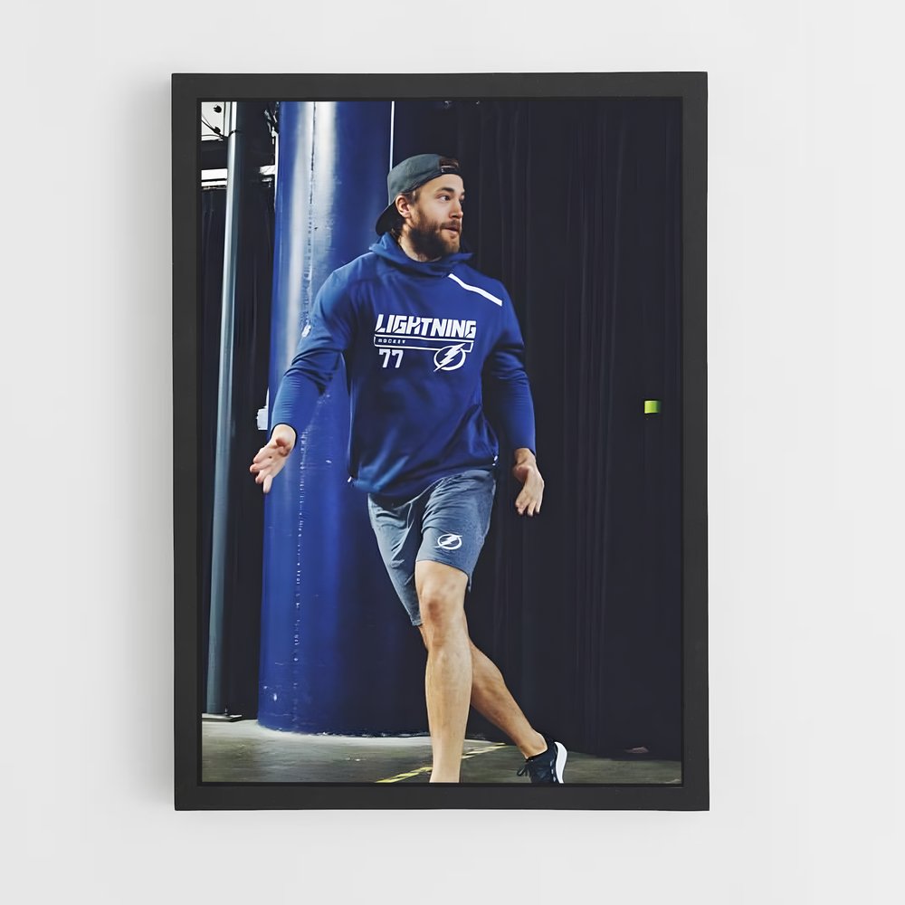 Poster Victor hedman – affiche Hockey sur glace (vue 2)